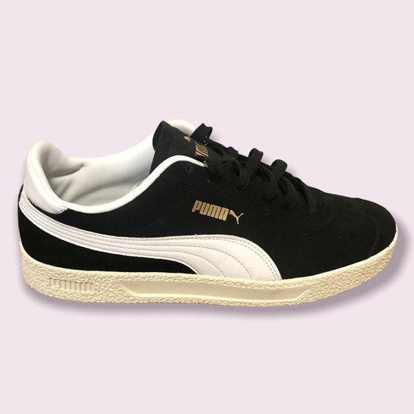 PUMA Smash v2 Black suede Men’s Sneakers size 9 - Picture 2 of 10